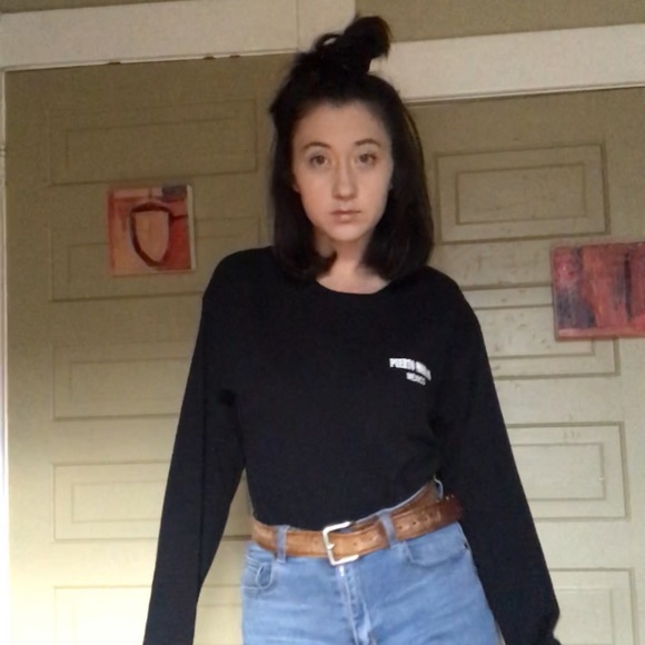 Long Sleeve Black Graphic Tee - Picture 6 of 8